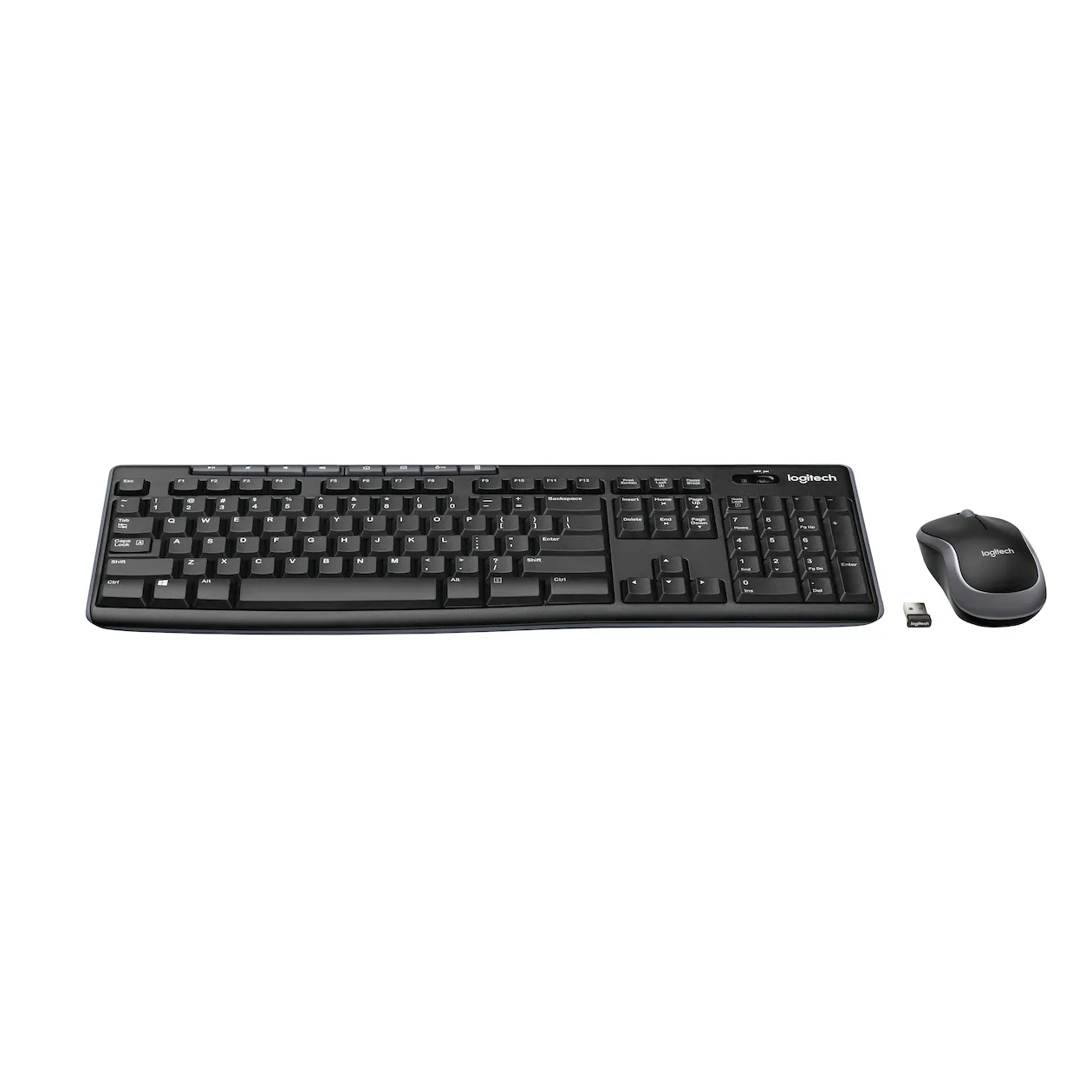 Logitech MK270 Draadloos Toetsenbord en Muis QWERTY Zwart