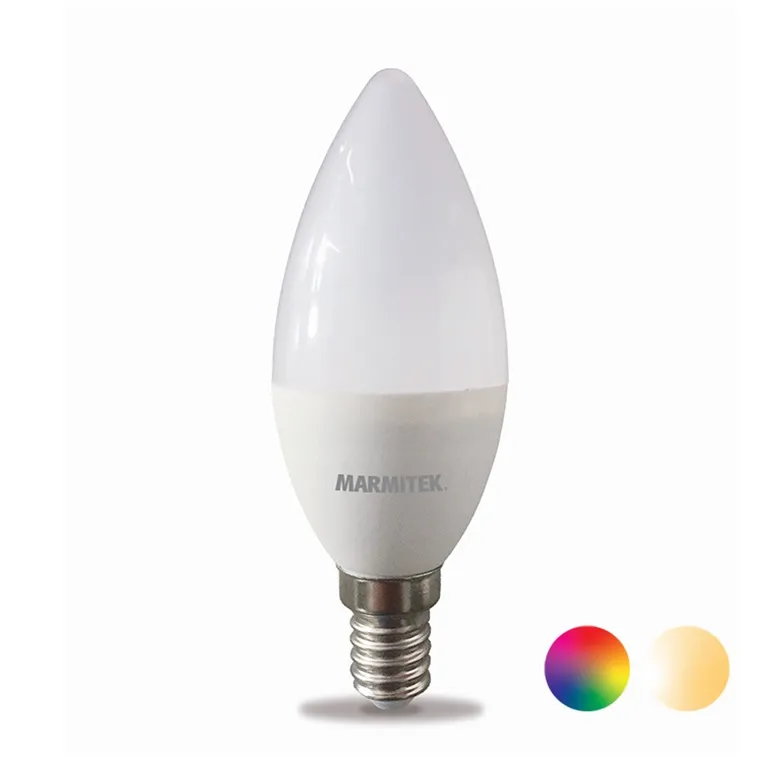 Marmitek GLOW SO - Smart Wi-Fi LED bulb color - E14 | 380 lumen | 4.5 W = 35 W Wit