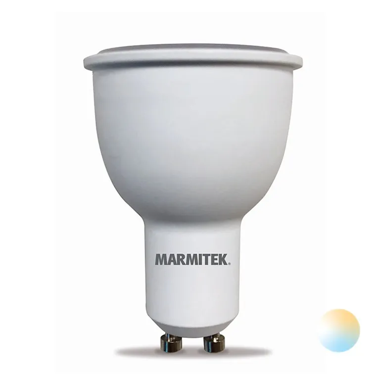 Marmitek GLOW XSE - Smart Wi-Fi LED bulb - GU10 | 380 lumen | 4.5 W = 35 W Wit