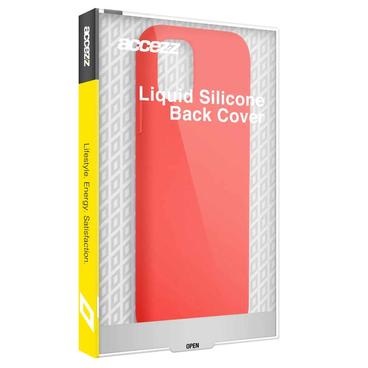 Accezz Liquid Silicone Backcover Samsung Galaxy Z Fold 5 Rood