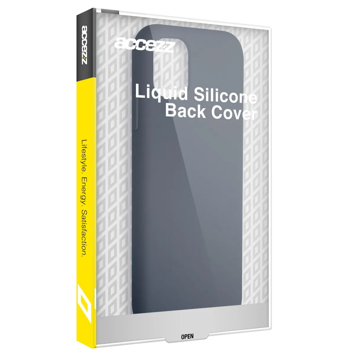 Accezz Liquid Silicone Backcover Samsung Galaxy Z Fold 5 Donkerblauw