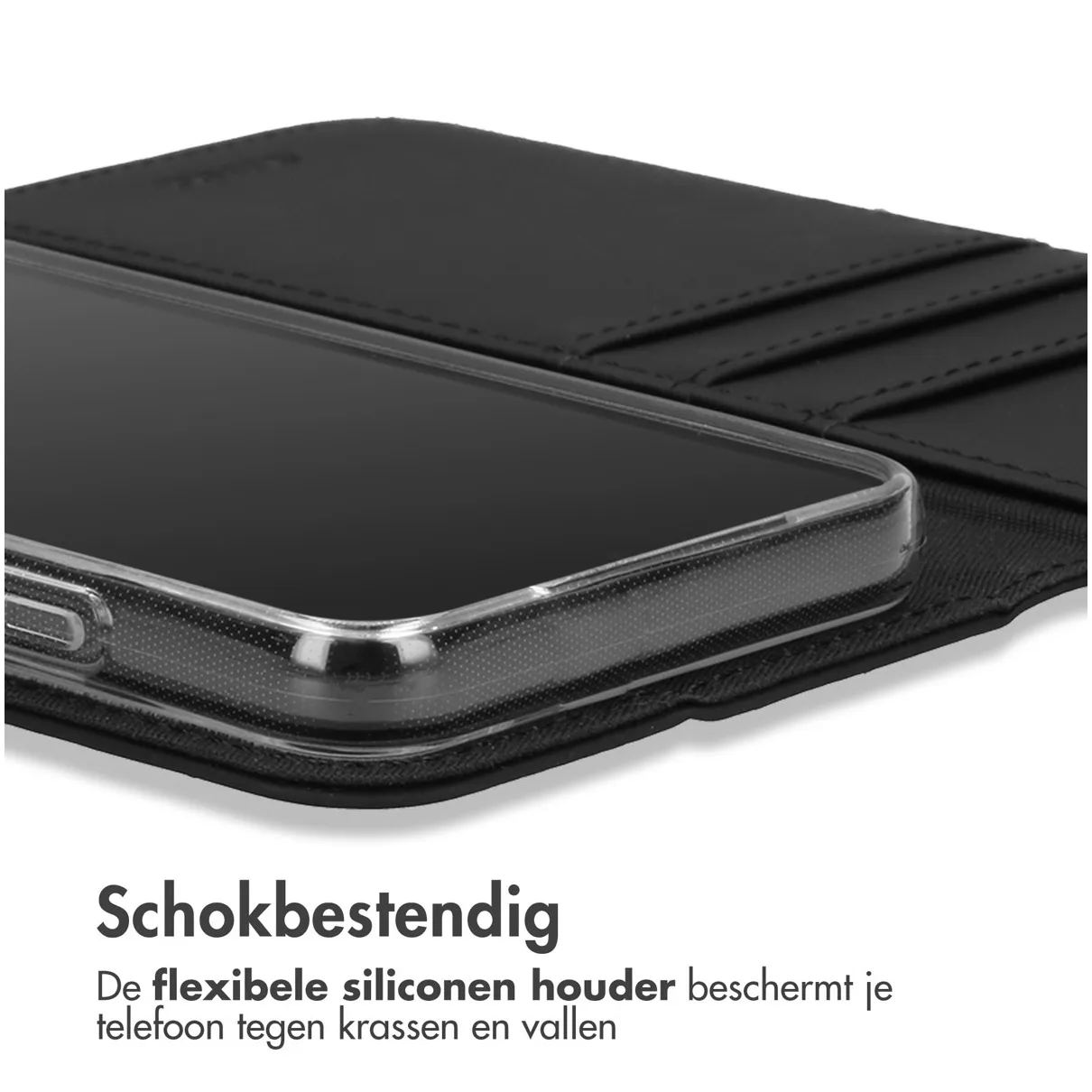 Accezz Wallet Softcase Bookcase Samsung Galaxy A15 (5G/4G) Zwart