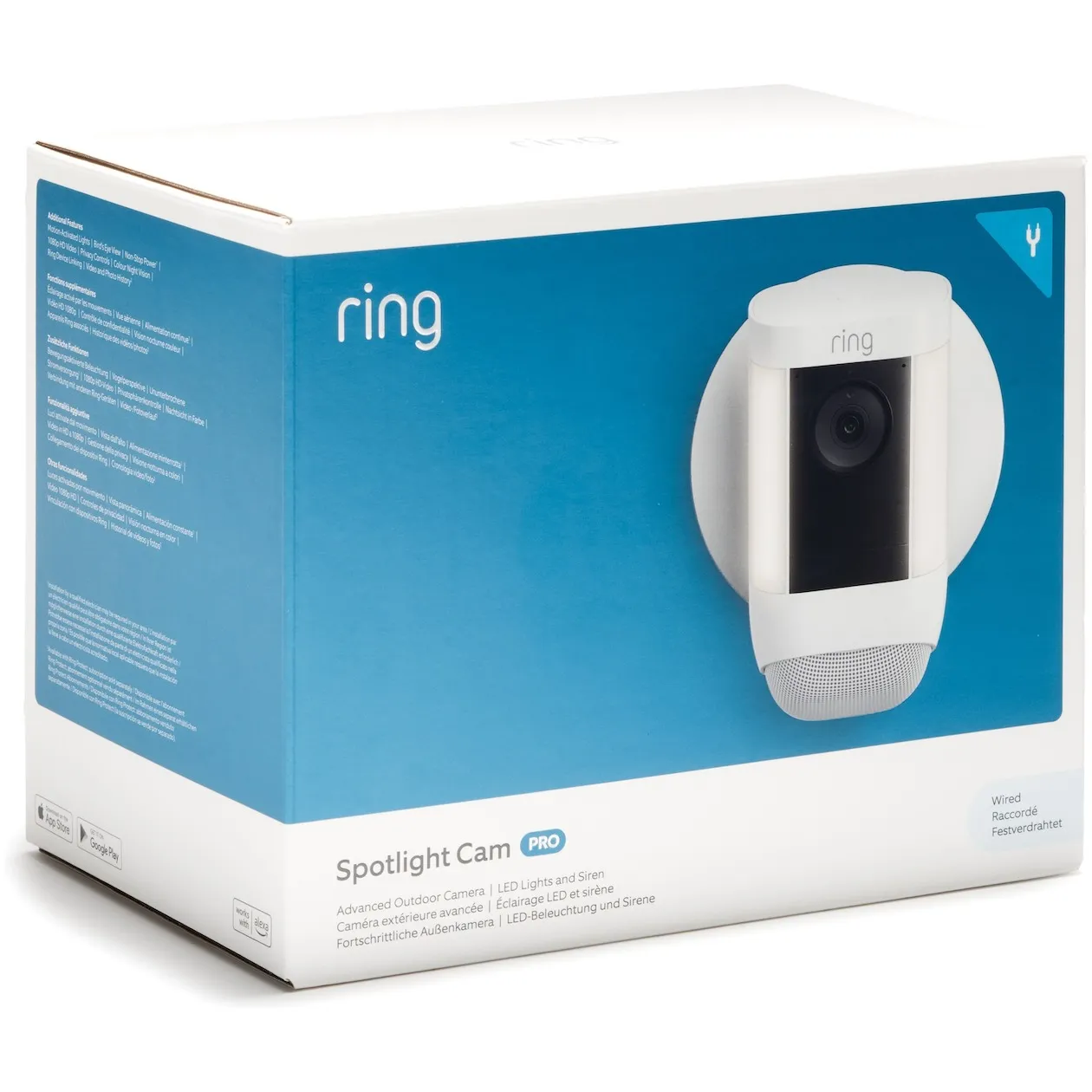 Ring Spotlight Cam Pro Wired Wit