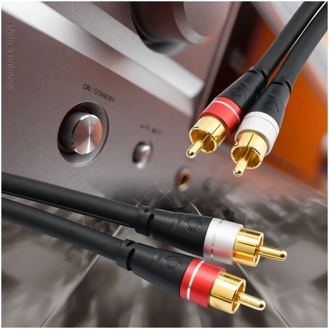 Oehlbach SL RCA CABLE 0,5 M Zwart