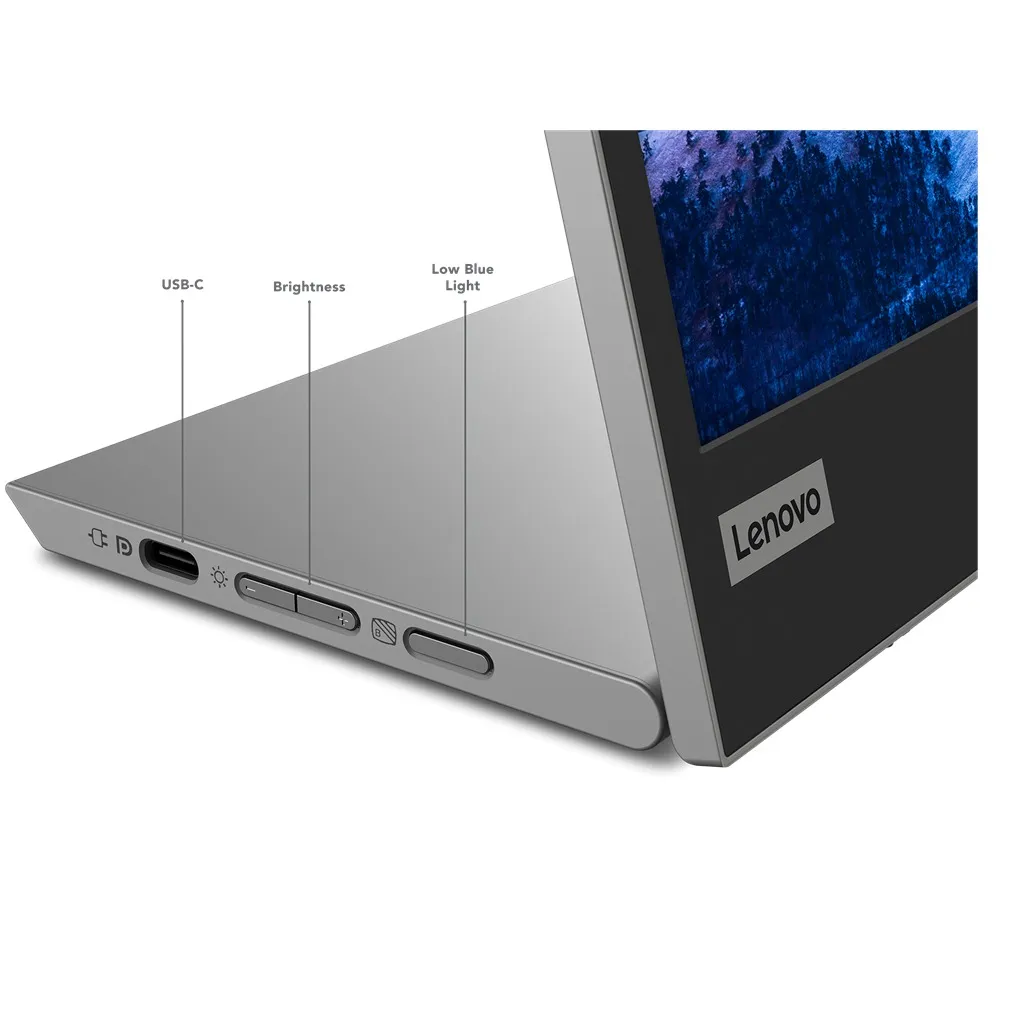 Lenovo L15 Portable Beeldscherm 15,6" Zwart