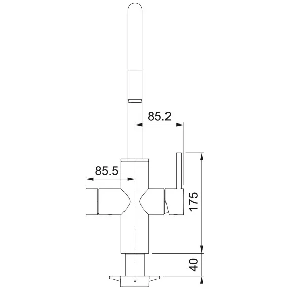 Franke Maris Touch RVS 4L