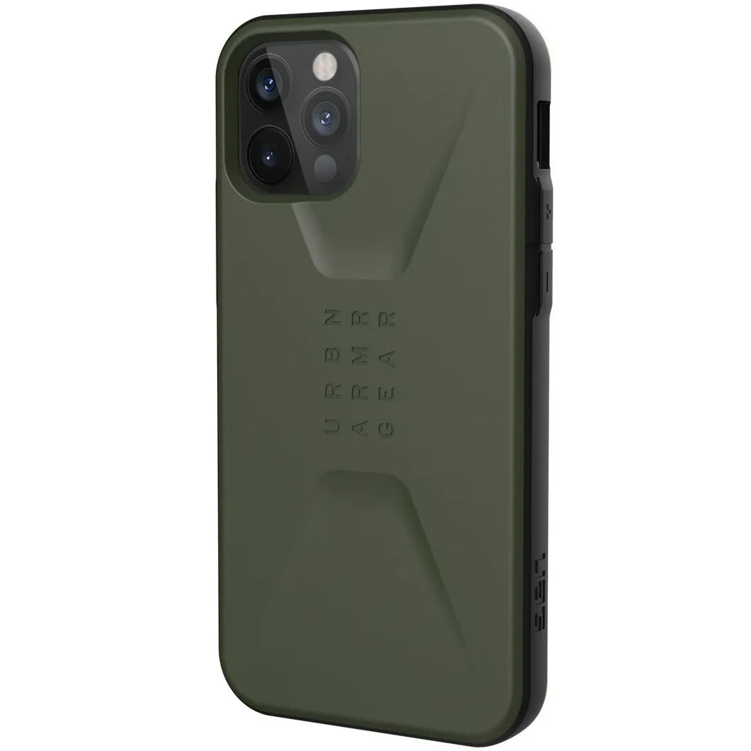 UAG Civilian Backcover iPhone 12 (Pro) Groen