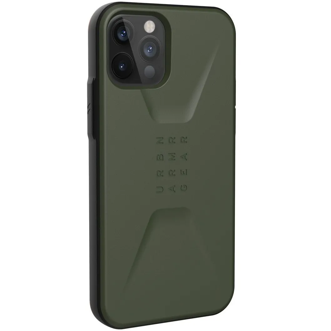 UAG Civilian Backcover iPhone 12 (Pro) Groen