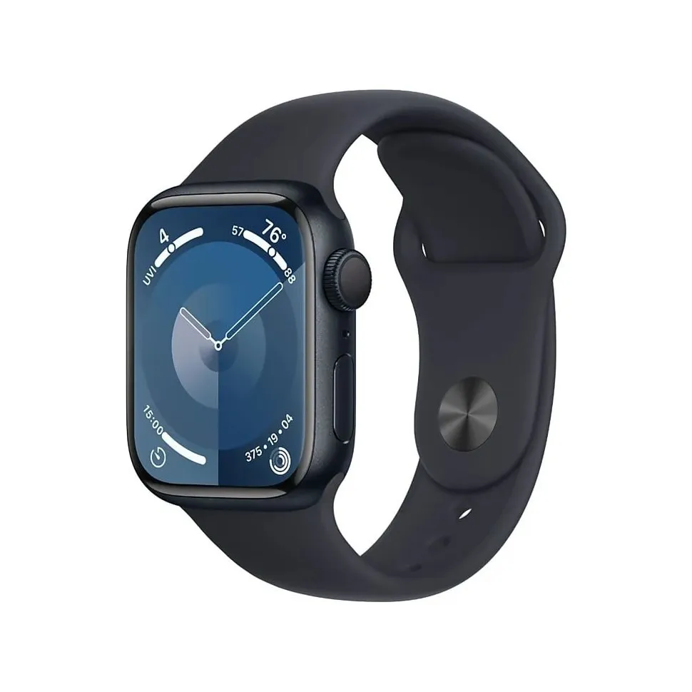 Apple Watch Series 9 41mm Midnight Aluminium Sportband M/L Middernacht