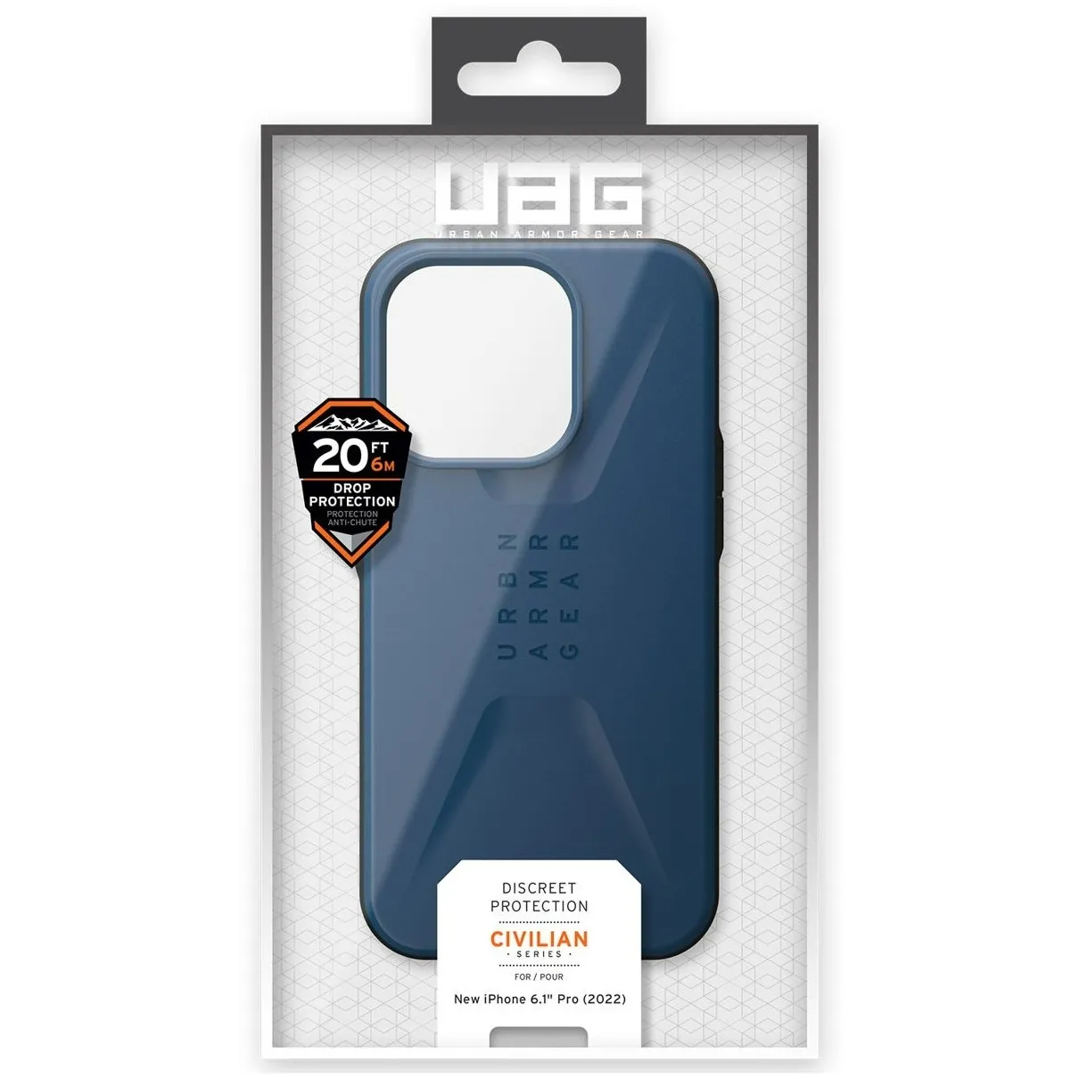 UAG Civilian Backcover MagSafe iPhone 14 Pro Blauw