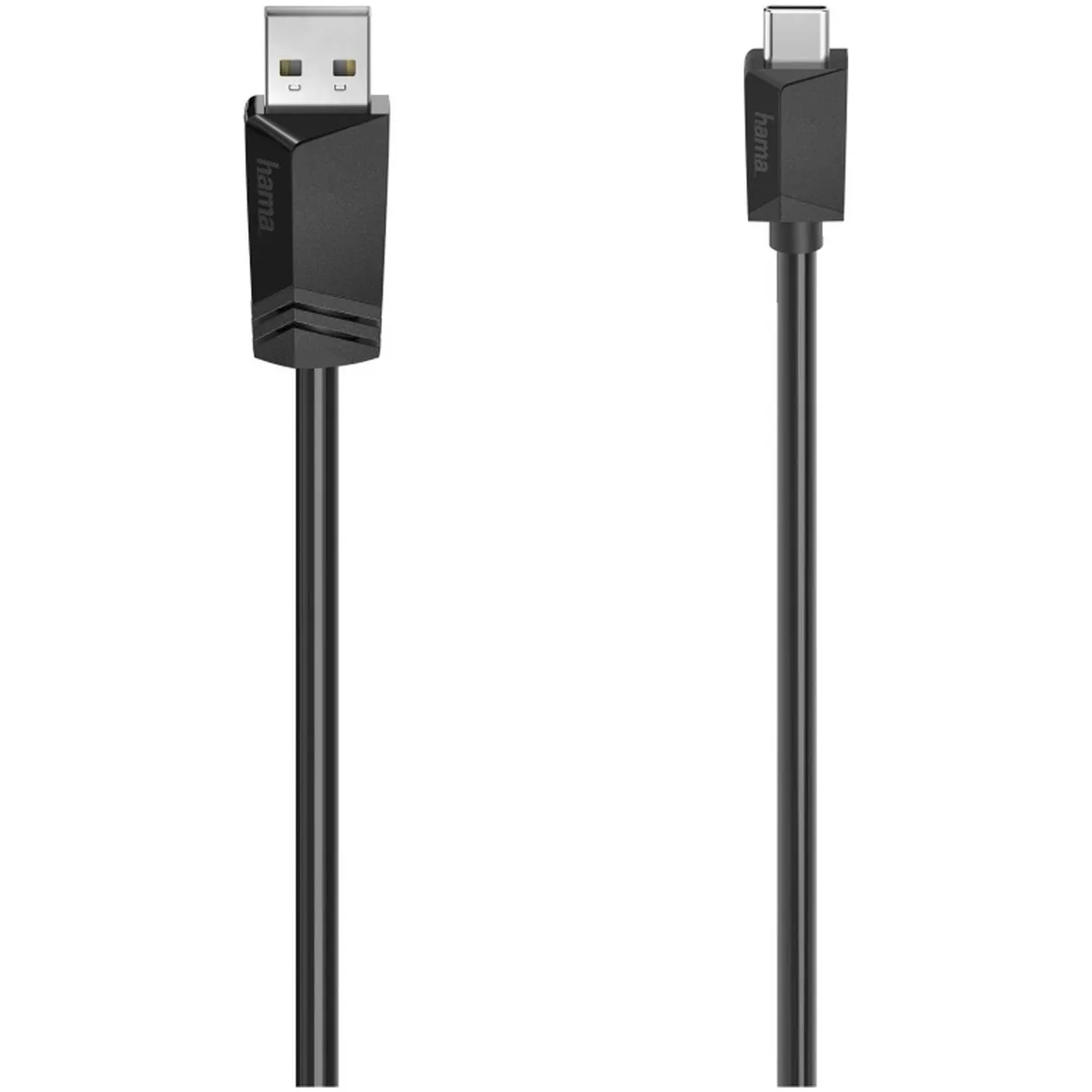 Hama USB 2.0 kabel Type-C naar Type-A 480 Mbit/s, 0,75m