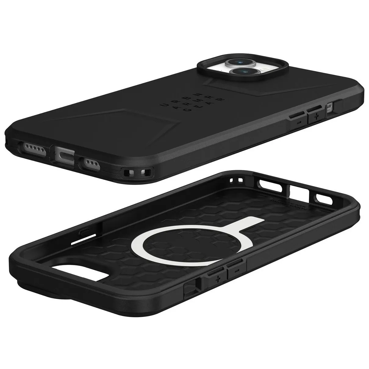 UAG Civilian Backcover MagSafe iPhone 15 Plus Zwart