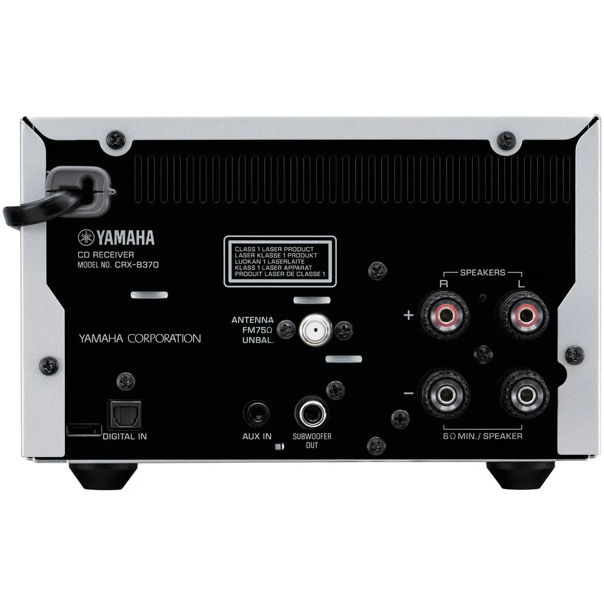 Yamaha MCR-B370DAB Zilver/zwart