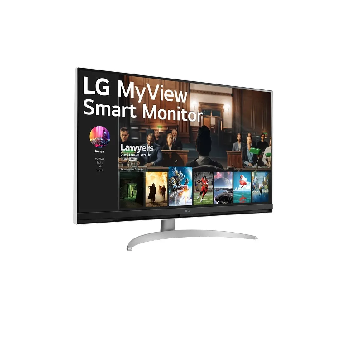 LG Smart Monitor 32SQ700S-W