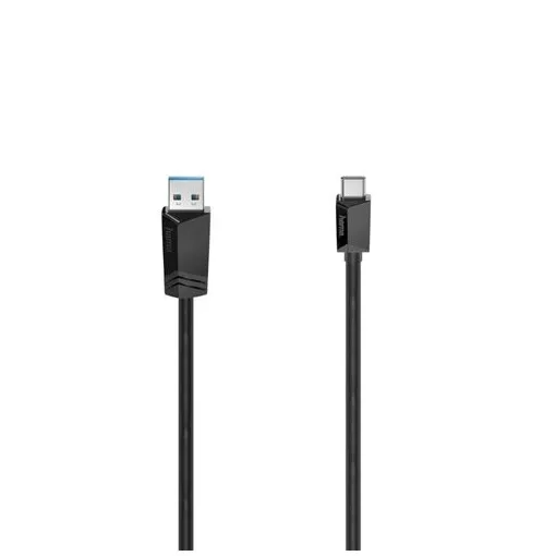 Hama USB-C-kabel, USB-A-stekker - USB-C-stekker, USB 3.2 Gen2, 10 Gbit/s, 1,00 m