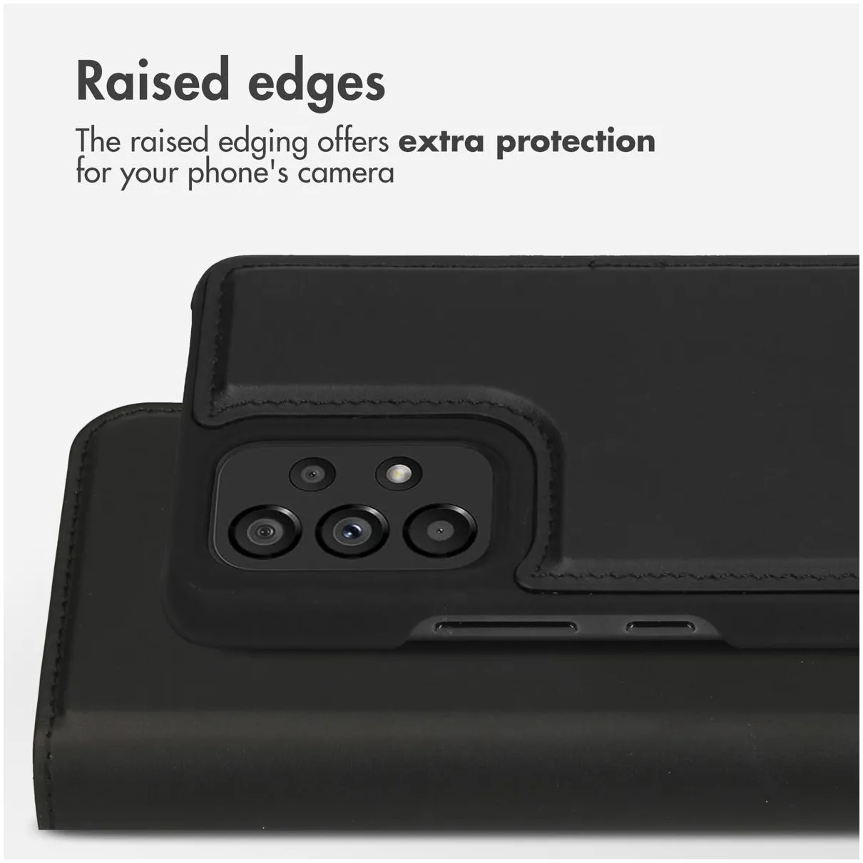 Accezz Premium Leather 2 in 1 Wallet Book Case voor  Samsung Galaxy A53 Zwart