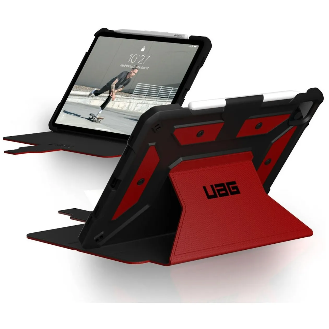 UAG Metropolis Bookcase iPad Pro 11 (2022) / Pro 11 (2021) Rood