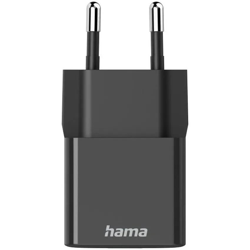 Hama USB-C PD/Qualcomm Mini 25 W Zwart