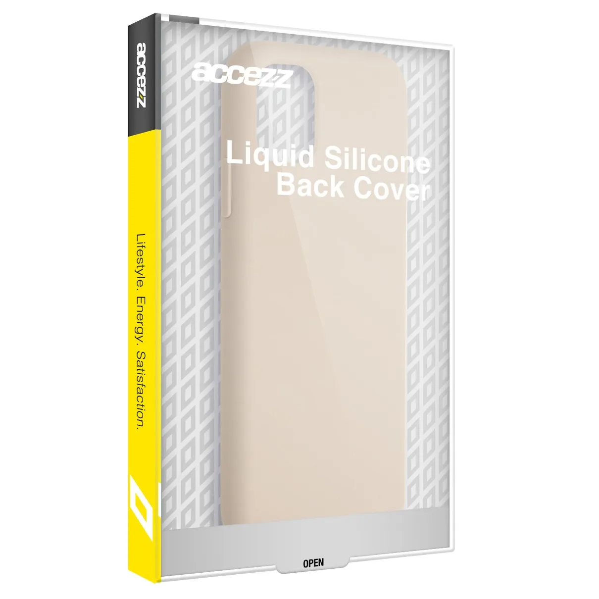 Accezz Liquid Silicone Backcover iPhone 15 Plus Donkergrijs