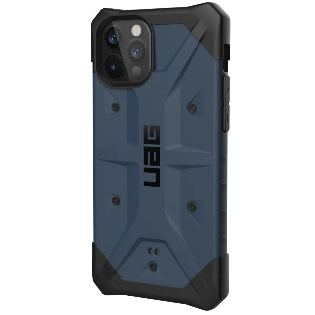 UAG Pathfinder Backcover iPhone 12 (Pro) Blauw