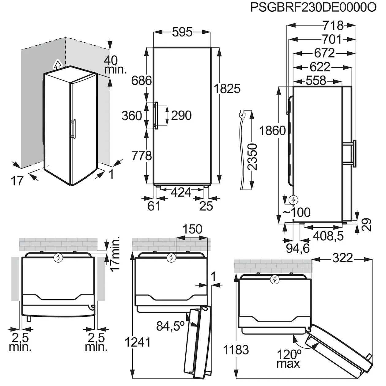 AEG OAG7M281EW Wit