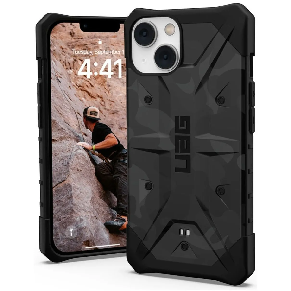 UAG Pathfinder Backcover iPhone 14 Pro Zwart