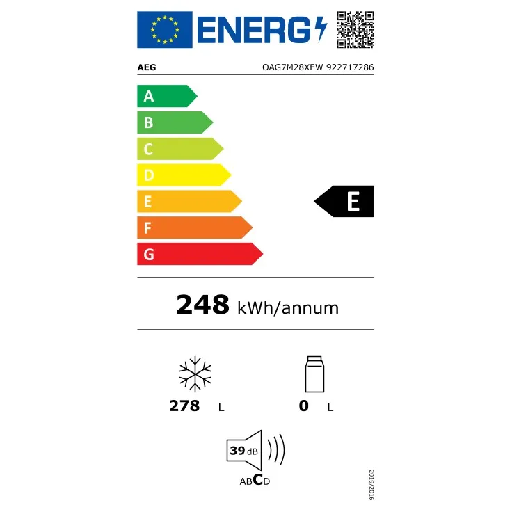 AEG OAG7M28XEW Wit