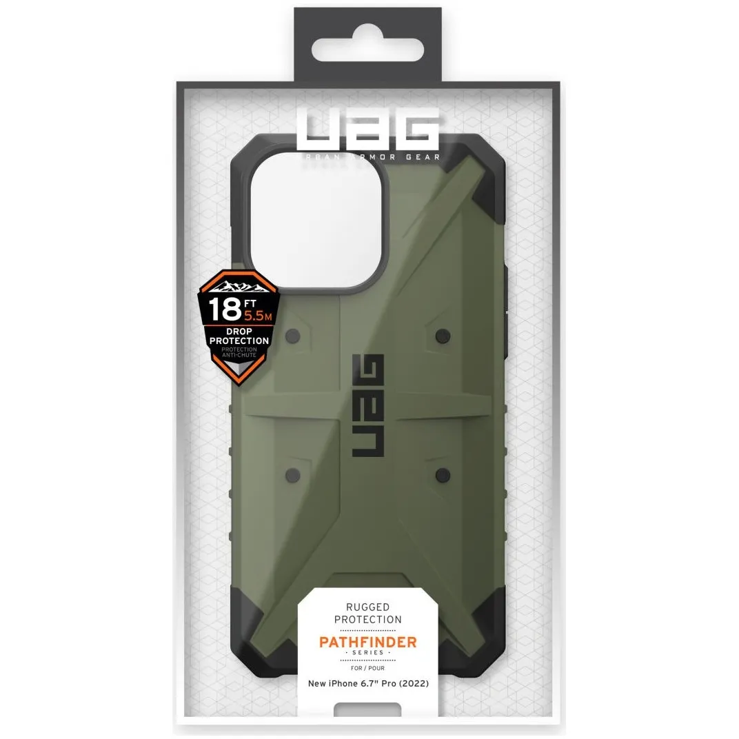 UAG Pathfinder Backcover iPhone 14 Pro Max Groen