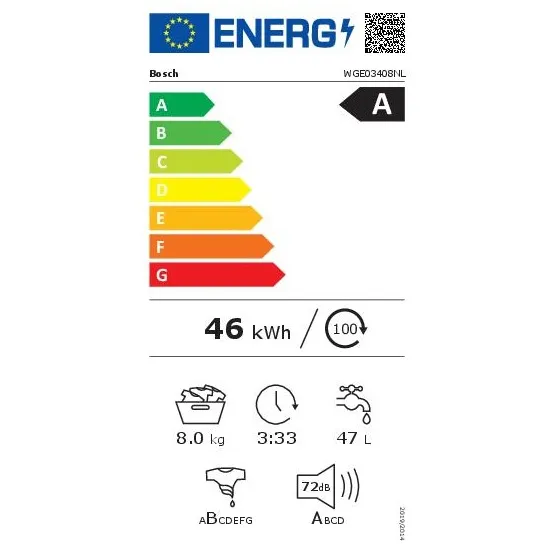 Bosch WGE03408NL