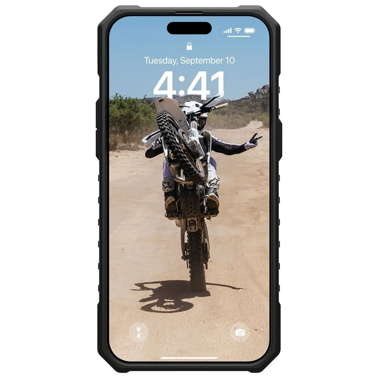 UAG Pathfinder Backcover iPhone 15 Pro Max Zwart