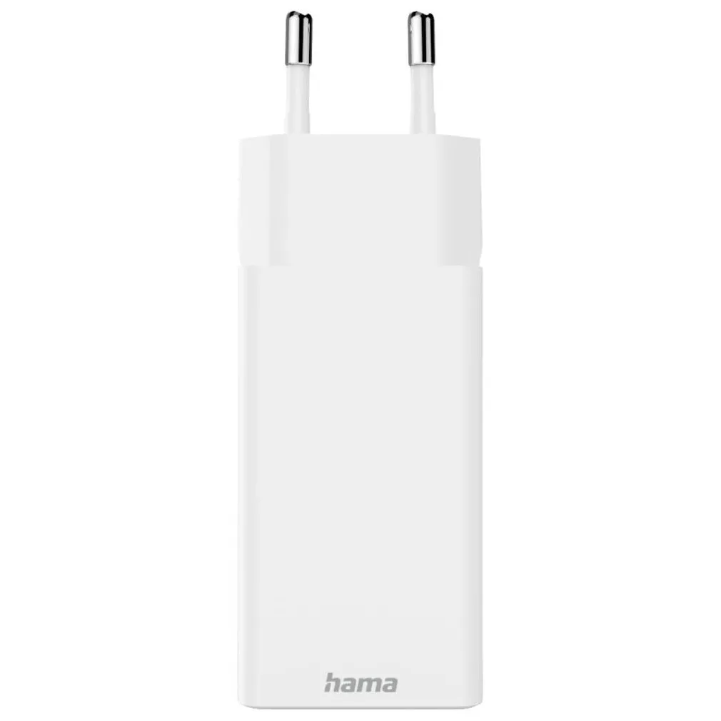 Hama Fast Charger 2x USB-C PD 1x USB-A QC Mini-Charger 65 W Wit