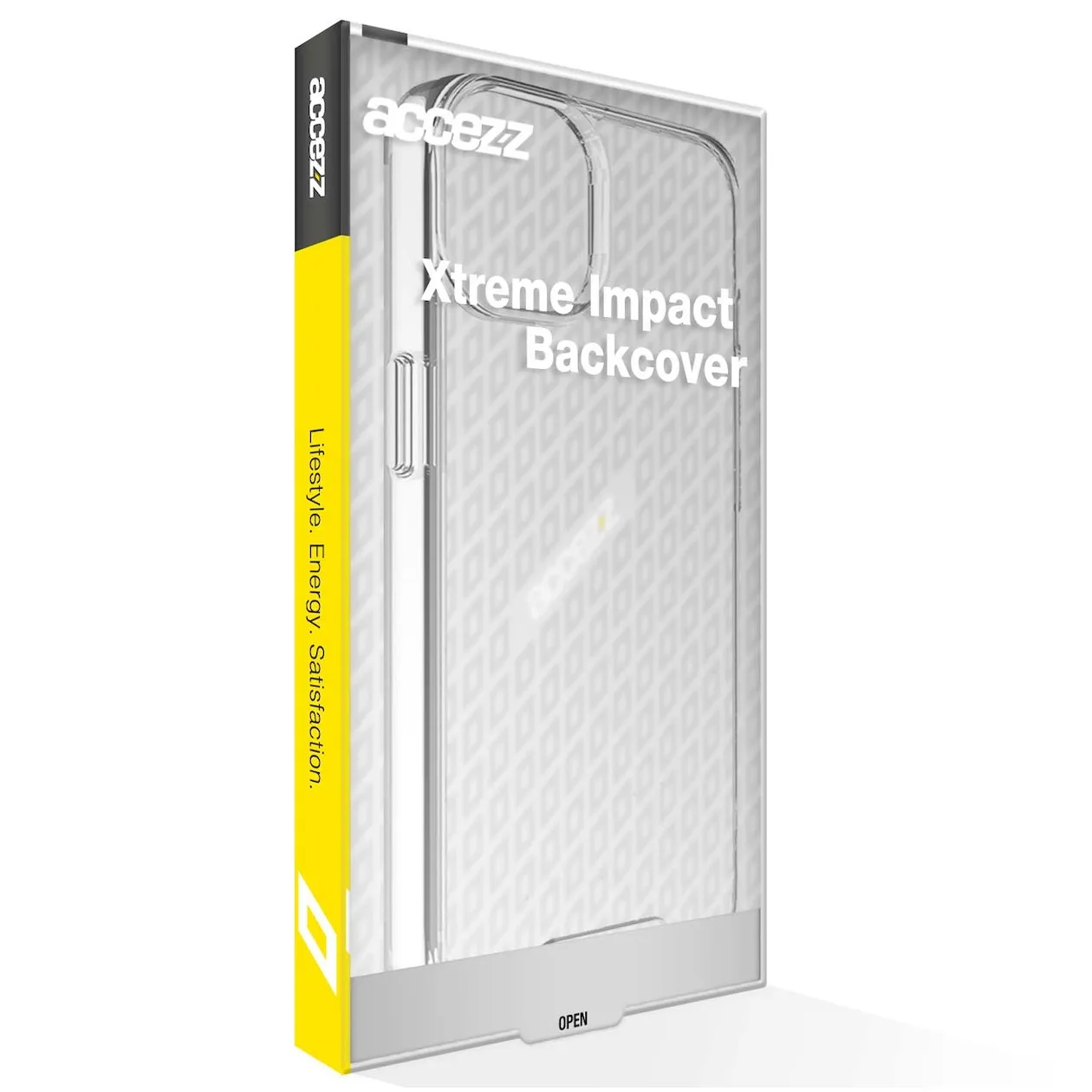 Accezz Xtreme Impact Backcover iPhone 15 Transparant