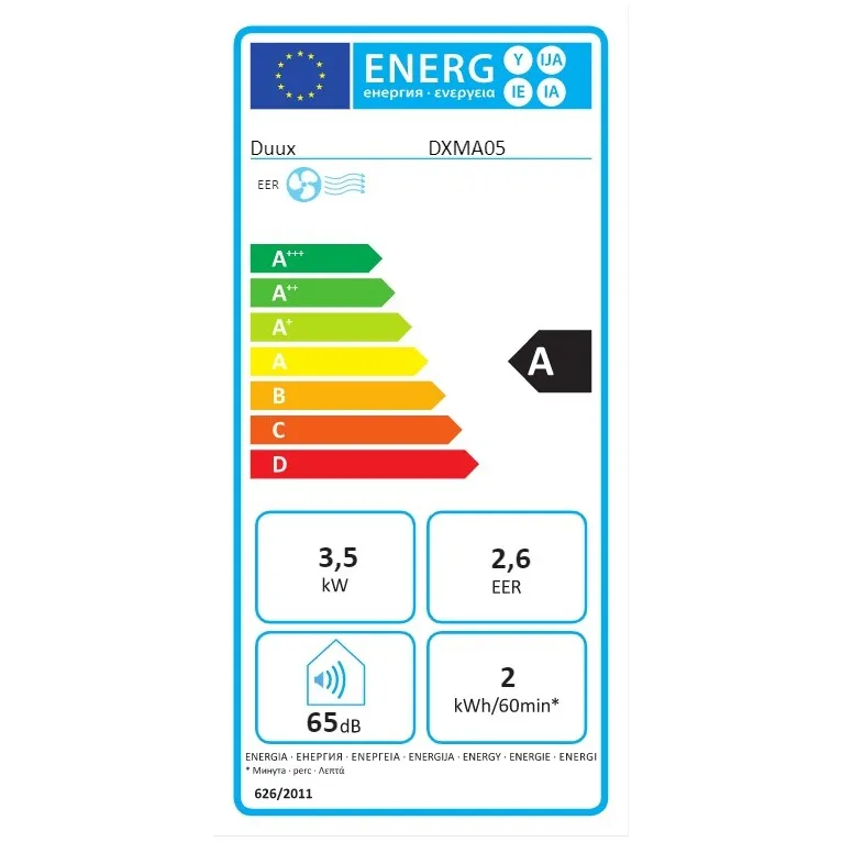 Duux DXMA05 Blizzard Smart 12.000 BTU Wit/zwart