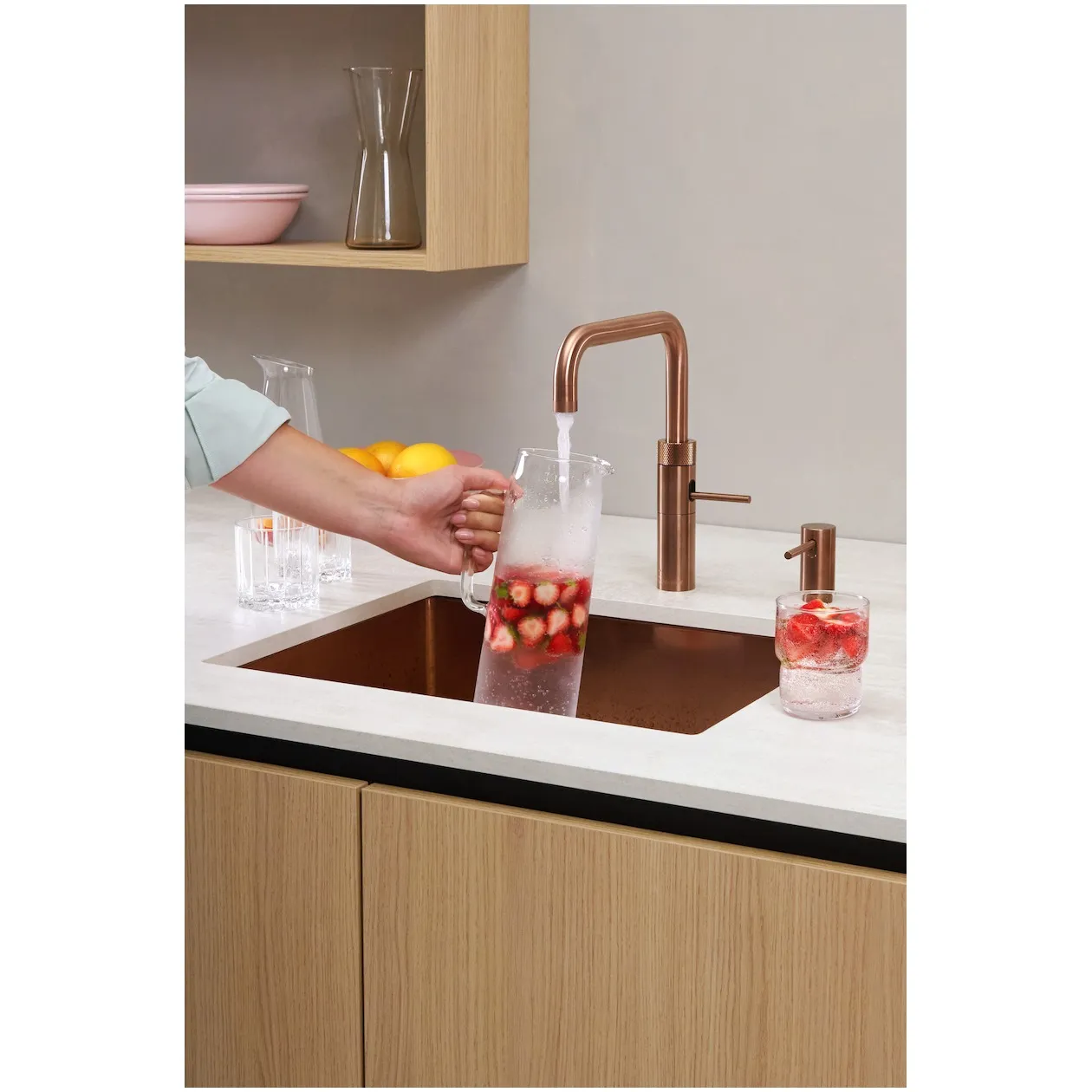 Quooker Fusion Square Rose Koper