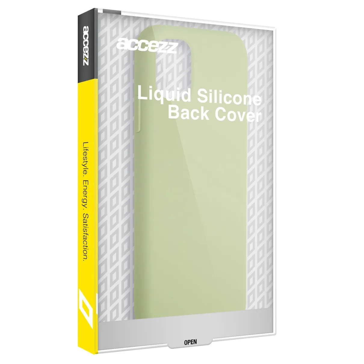 Accezz Liquid Silicone Backcover met MagSafe iPhone 15 Plus Groen