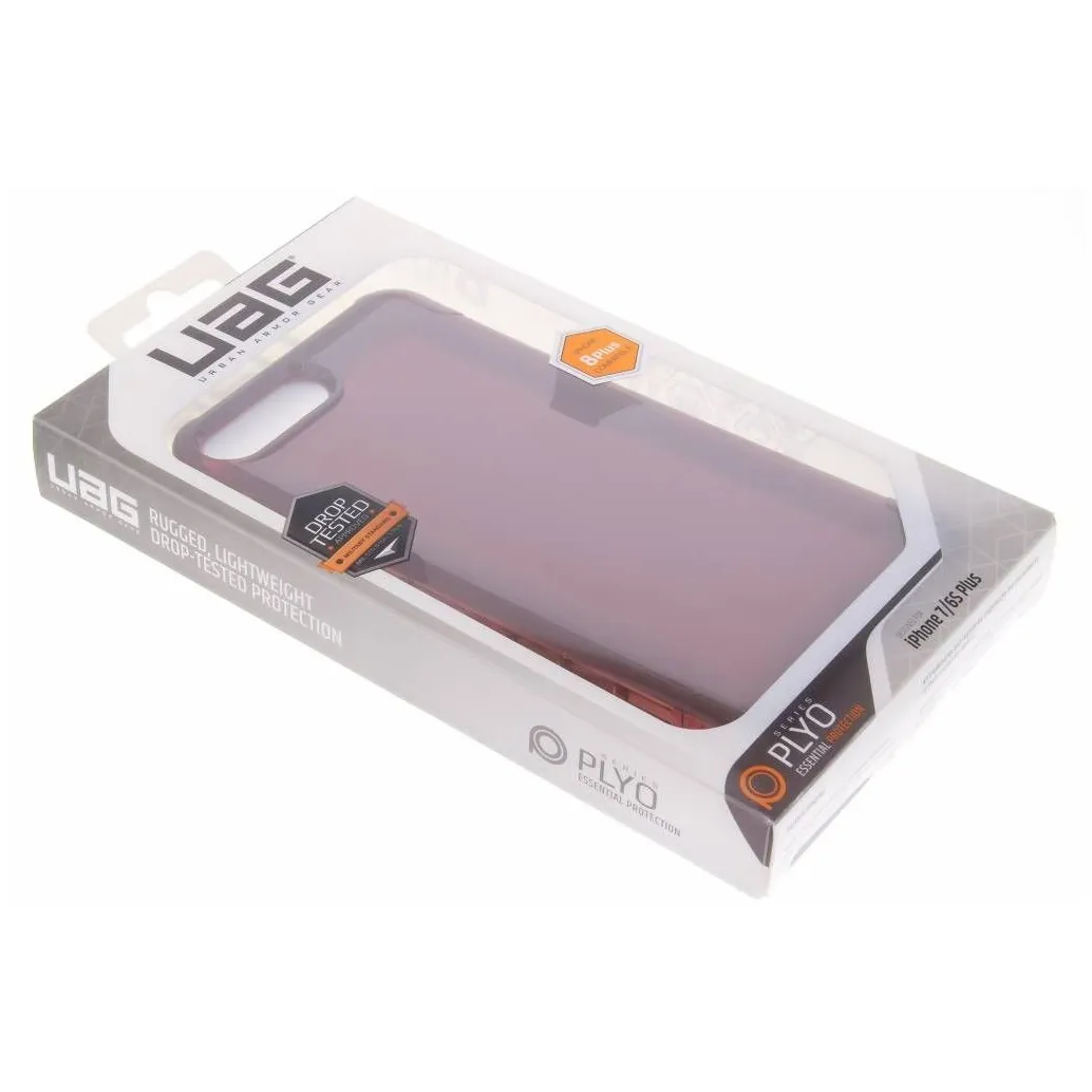 UAG Plyo Backcover iPhone 8 Plus / 7 Plus / 6(s) Plus Rood