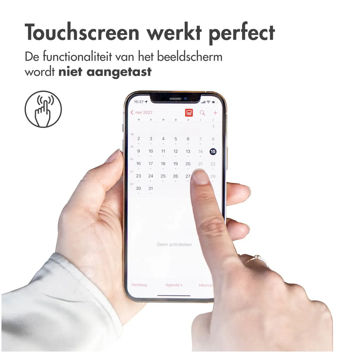 Accezz Gehard Glas Screenprotector voor de Samsung Galaxy A25 Transparant