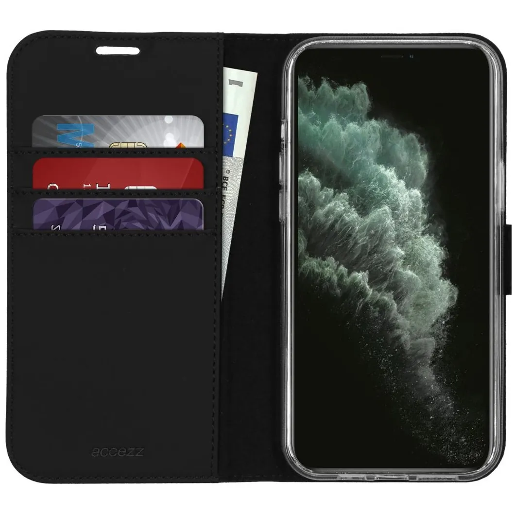 Accezz Wallet Case voor Apple iPhone 12 Pro Max Zwart