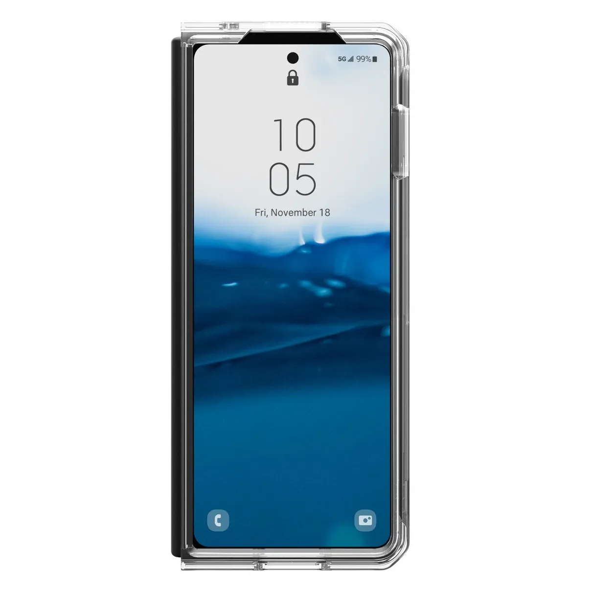 UAG Plyo Backcover Samsung Galaxy Z Fold 5 Transparant