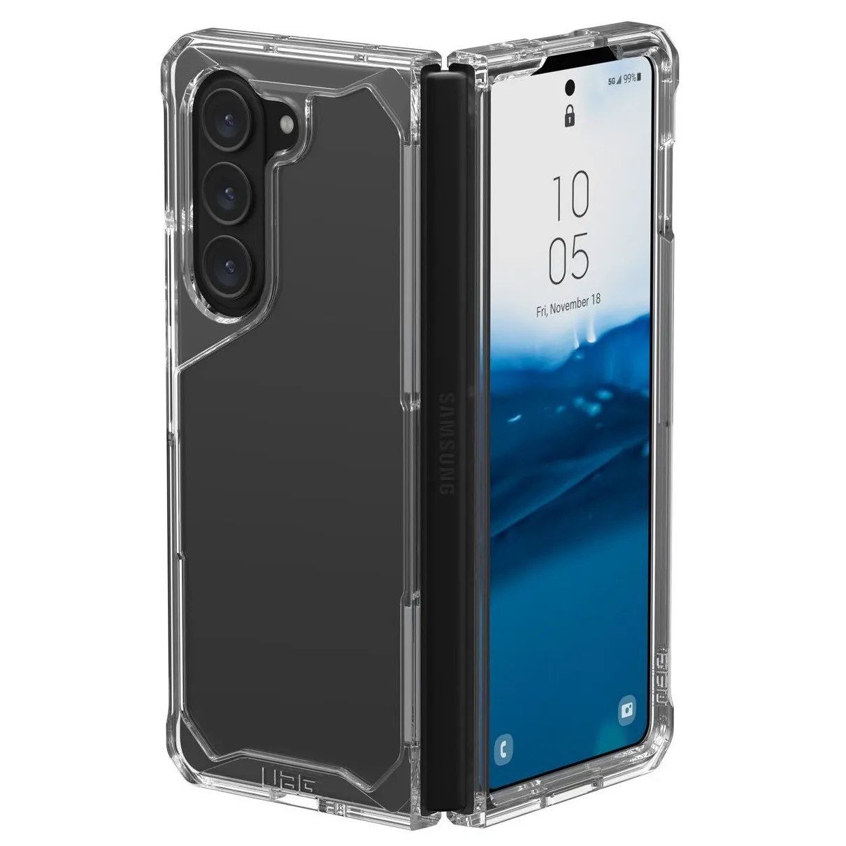 UAG Plyo Backcover Samsung Galaxy Z Fold 5 Transparant