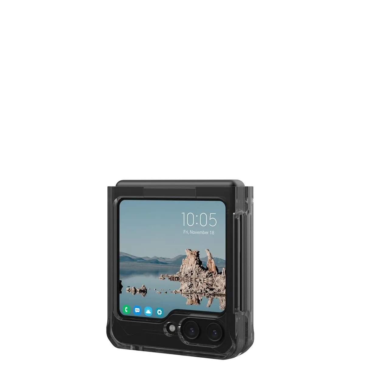 UAG Plyo Pro Backcover Samsung Galaxy Z Flip 5 Donkergrijs