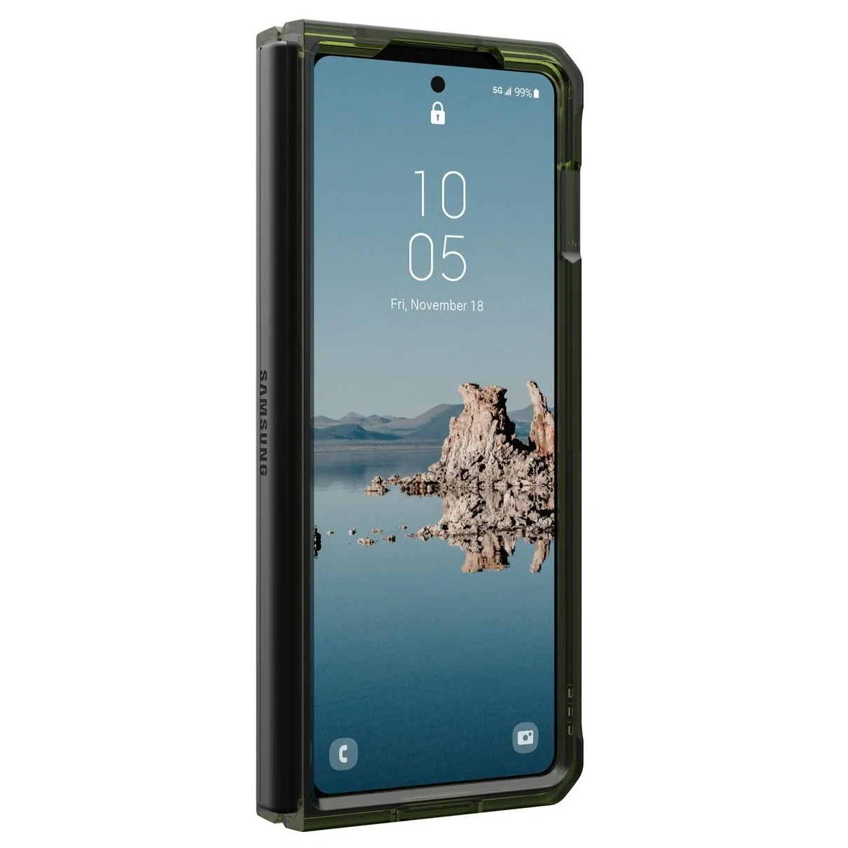 UAG Plyo Pro Backcover Samsung Galaxy Z Fold 5 Olijfgroen