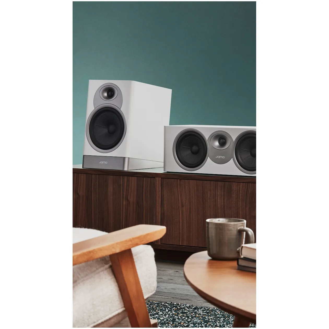 Jamo S7-17B BOOKSHELF SPEAKERS Grijs