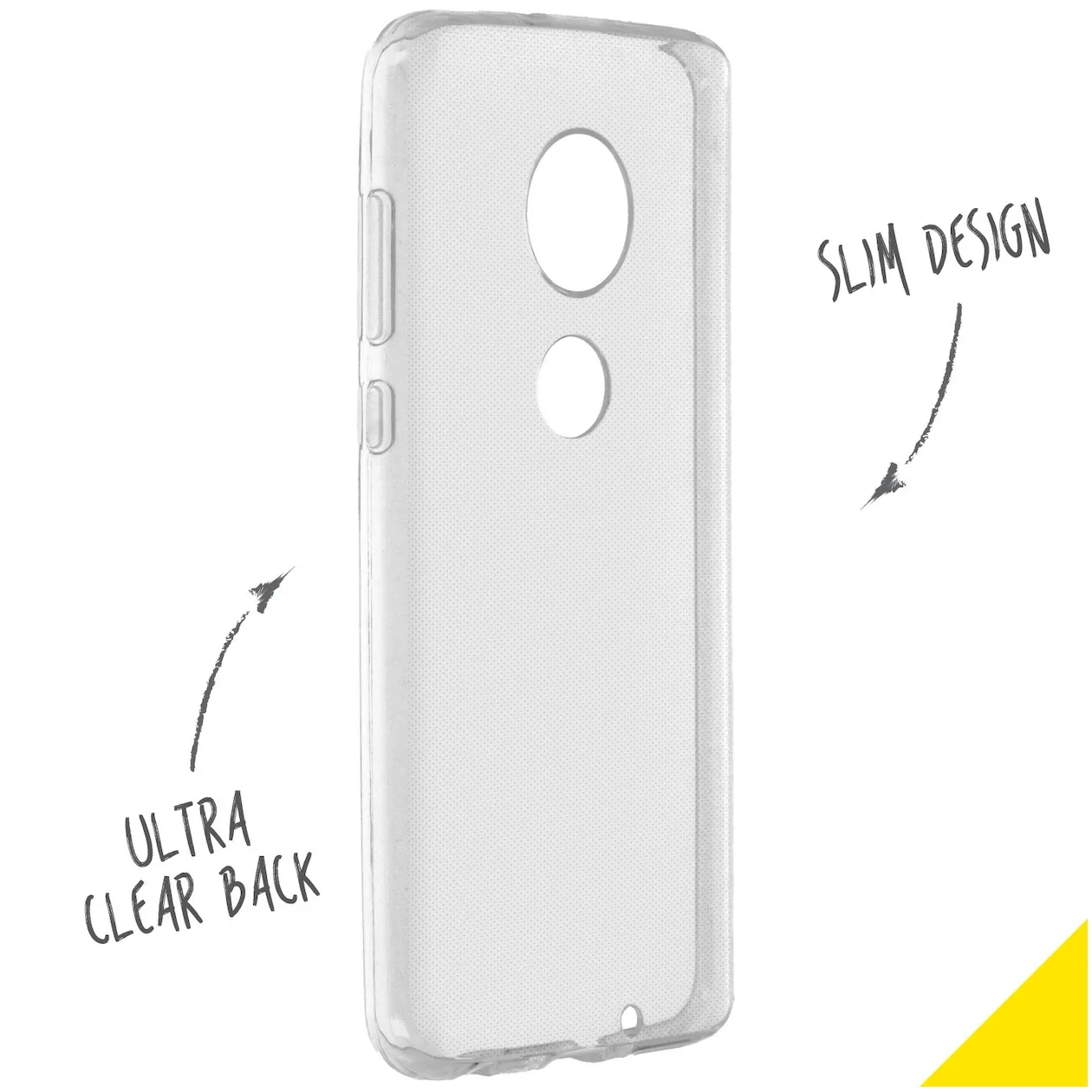 Accezz Clear Backcover Motorola Moto G7 / G7 Plus Transparant