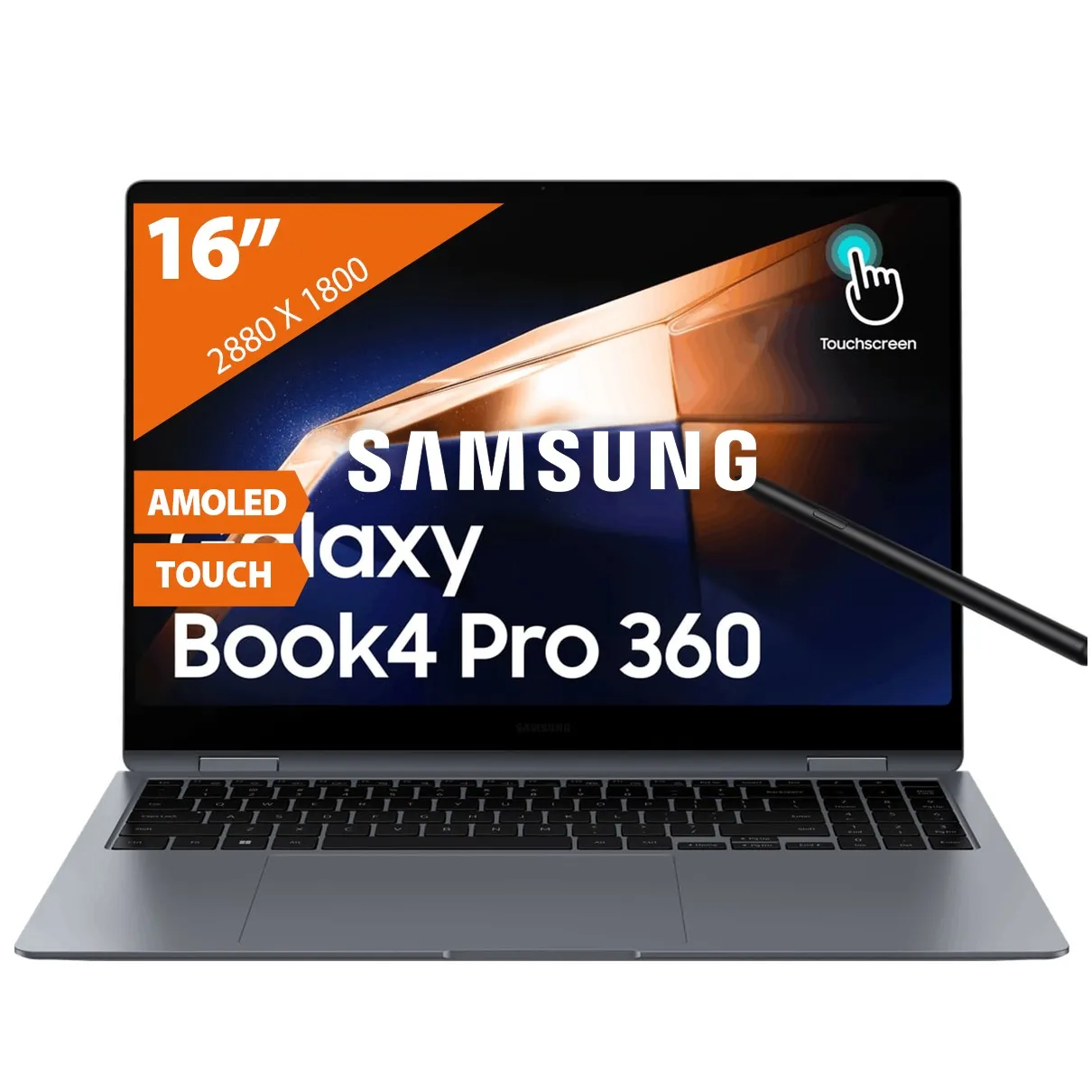 Samsung Galaxy Book4 Pro 360 NP960QGK-KG1NL Grijs