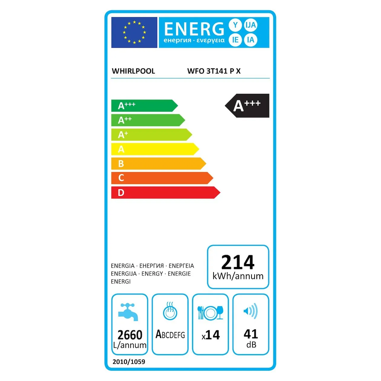 Whirlpool WFO 3T141 P X