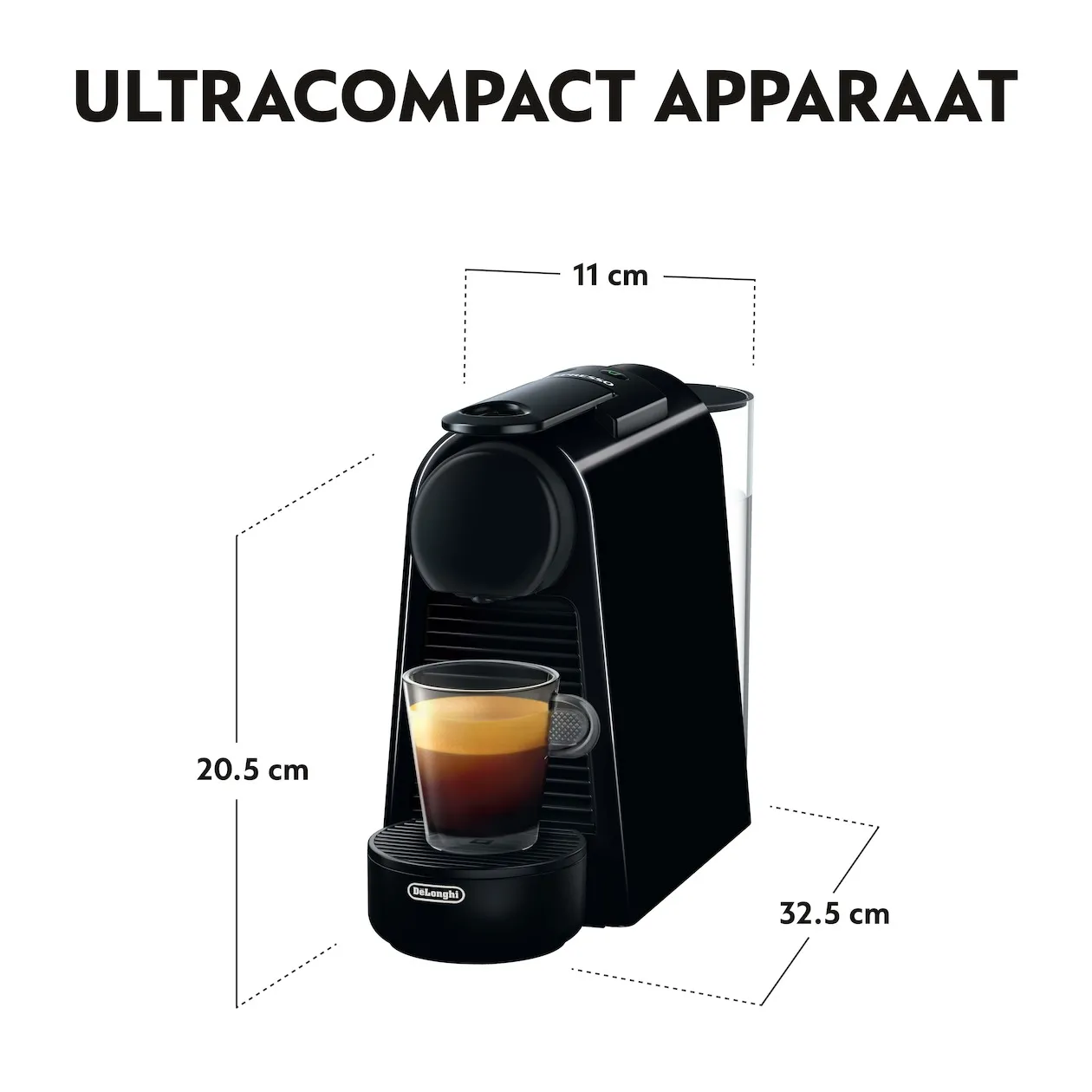 Magimix Nespresso Essenza Mini + Aeroccino M115 11377NL Zwart