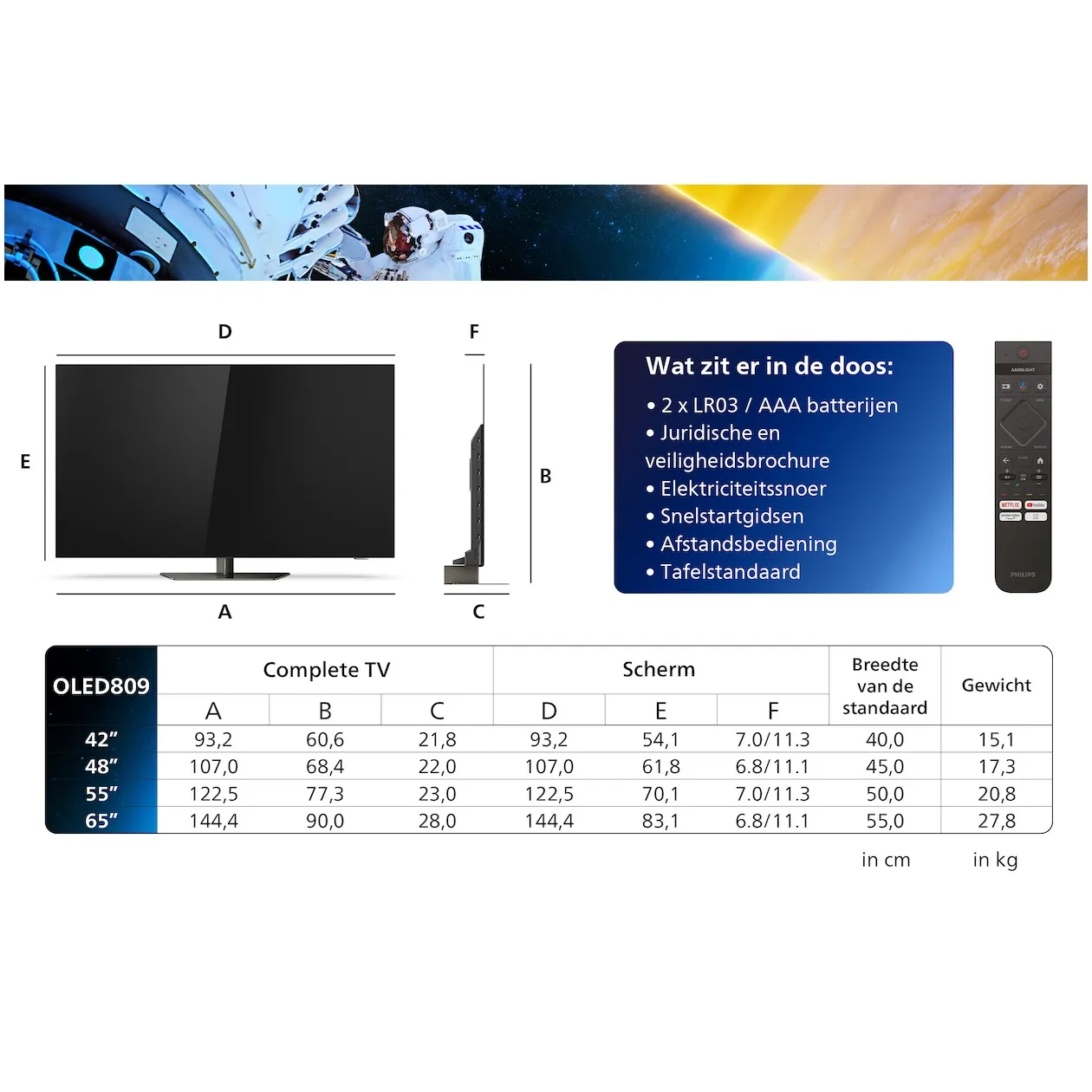 Philips 48OLED849 Ambilight (2024)