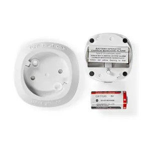 Nedis SmartLife CO Detector | Zigbee 3.0 | Met testknop Wit