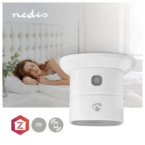 Nedis SmartLife CO Detector | Zigbee 3.0 | Met testknop Wit